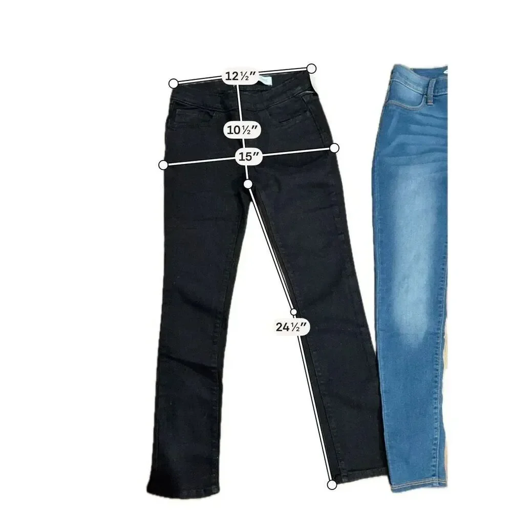 Old Navy girls NWT Jean skinny flare bundle of 3 size large-12